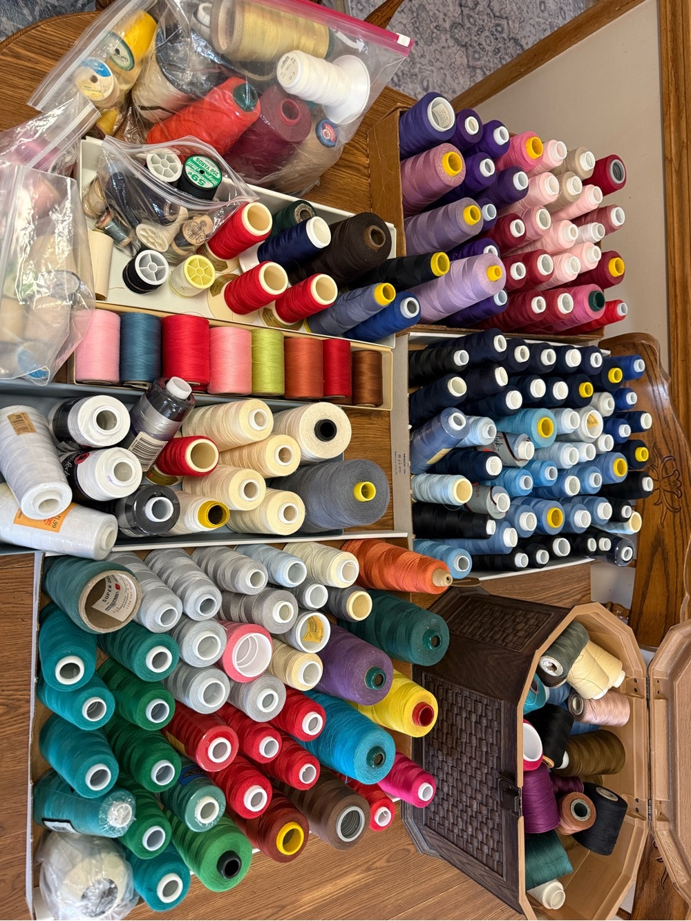 Assorted Multi-Color Sewing Thread